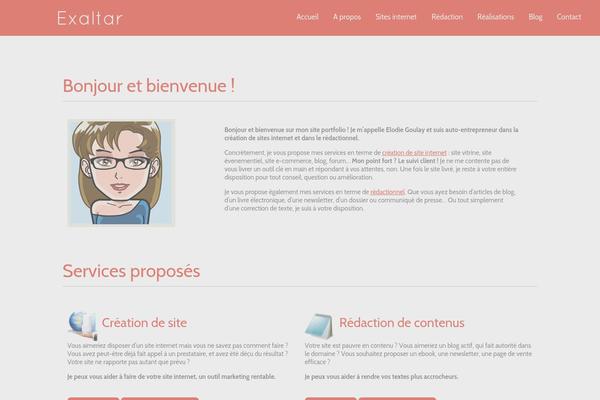WordPress website example screenshot