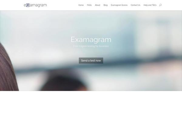Divi theme site design template sample