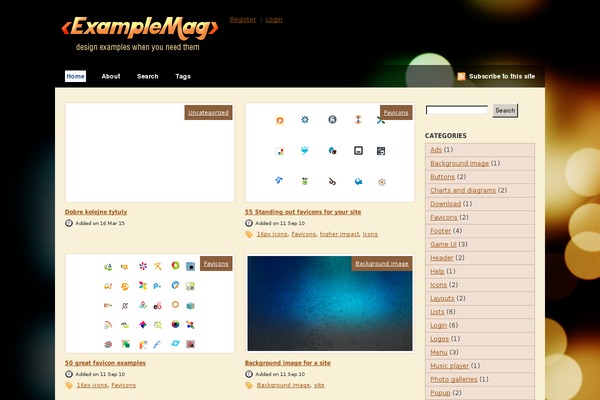 examplemag.com site used Snapshot