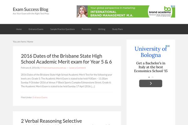 WordPress website example screenshot