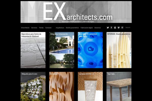 exarchitects.com site used Grid Theme Responsive
