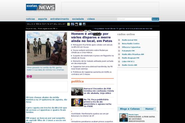 exatasnews.com.br site used Exatasnews