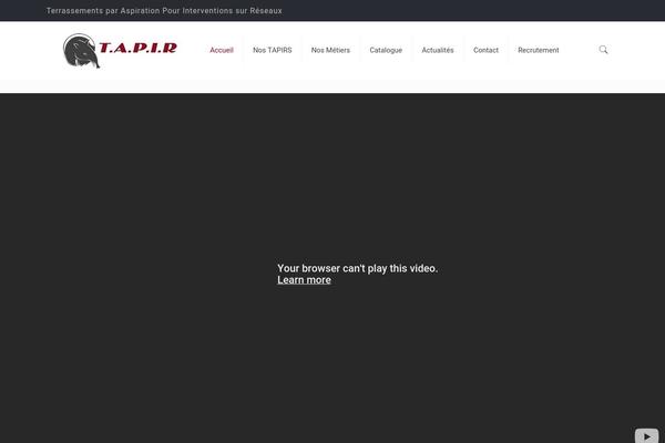 excavatrice-aspiratrice-tapir.com site used Sastheme