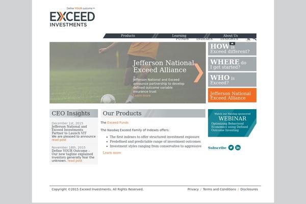 exceedinvestments.com site used Exceed