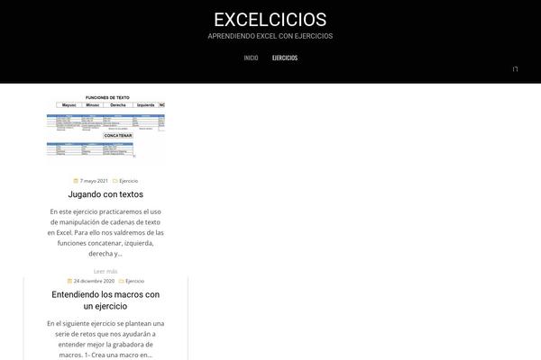excelcicios.com site used Anther