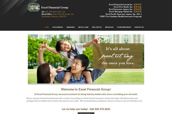 excelfinancialgroup.ca site used Scoove