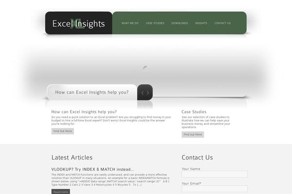 excelinsights.com site used Asylum_wp3