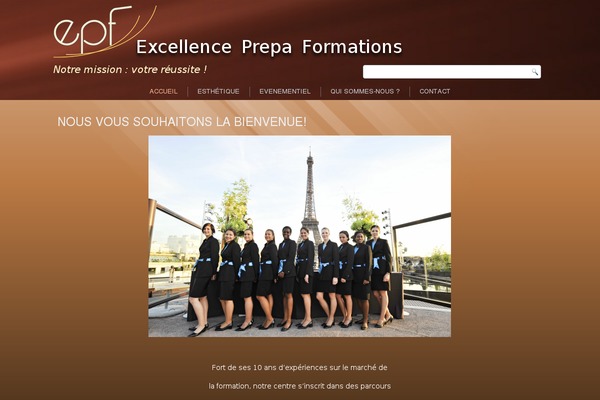 WordPress website example screenshot