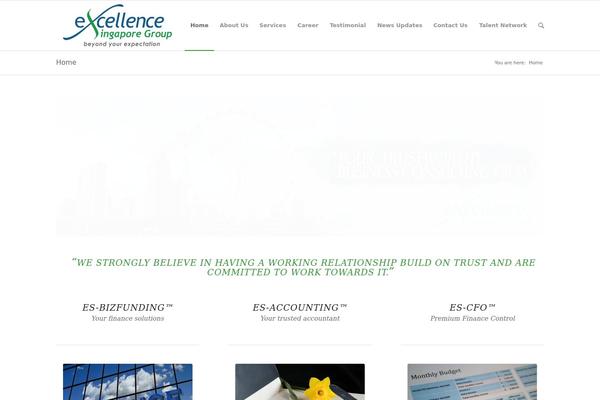 WordPress website example screenshot