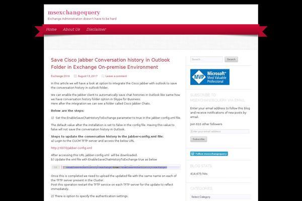 WordPress website example screenshot