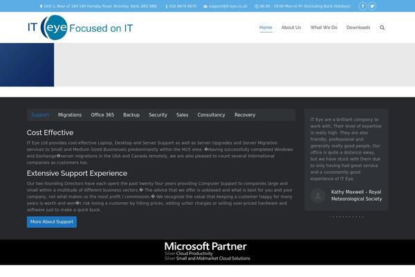 The7 theme site design template sample