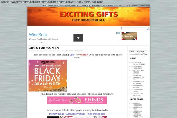WordPress website example screenshot