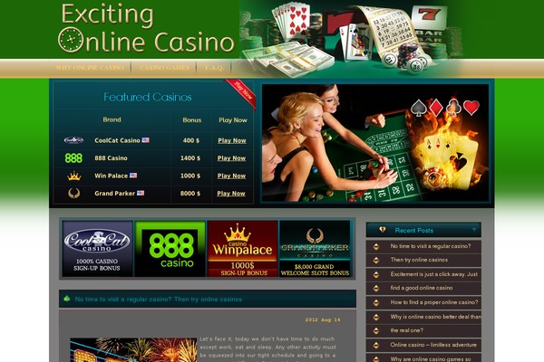 excitingonlinecasino.com site used Casinoking