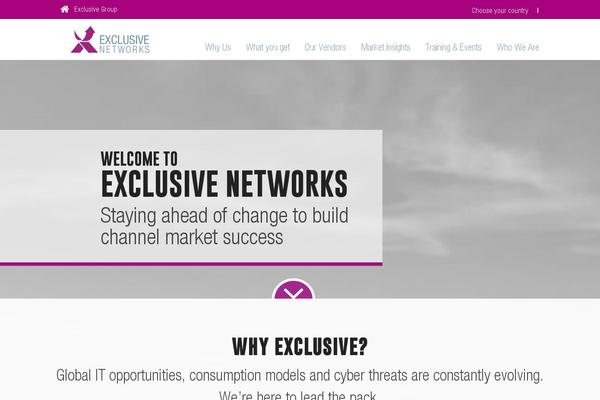 exclusive-networks.com site used Exclusive