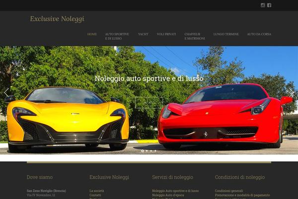 Amber theme site design template sample