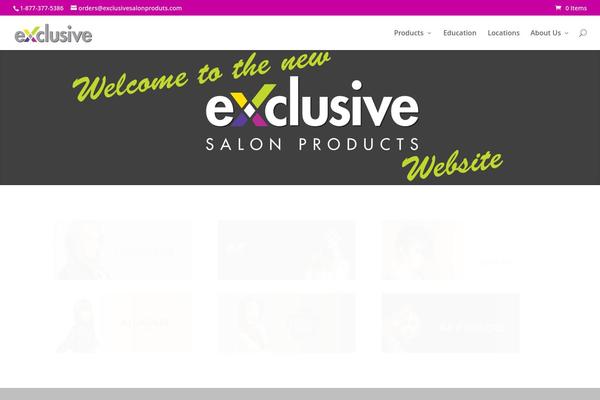 Divi theme site design template sample