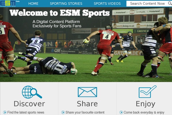 Esm theme site design template sample