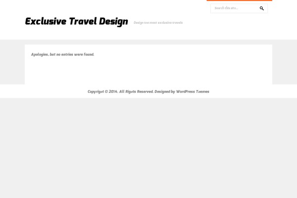 Travel Lite theme site design template sample