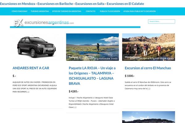 excursionesargentinas.com site used Sanasar