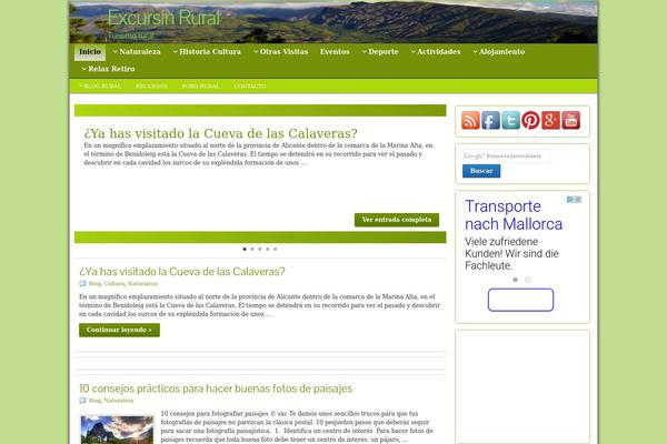 Graphene theme site design template sample