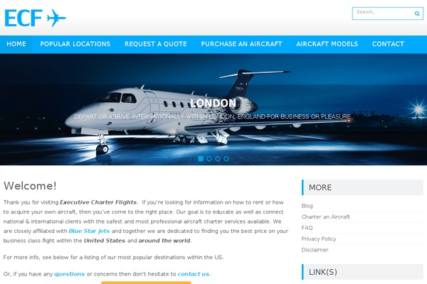 WordPress website example screenshot