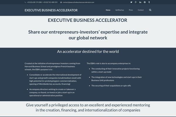 WordPress website example screenshot