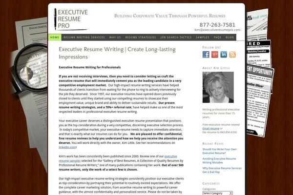 Thesis 1.8 theme site design template sample