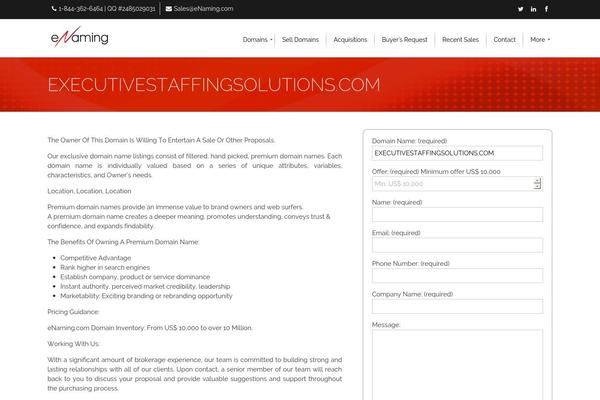 executivestaffingsolutions.com site used XYZ