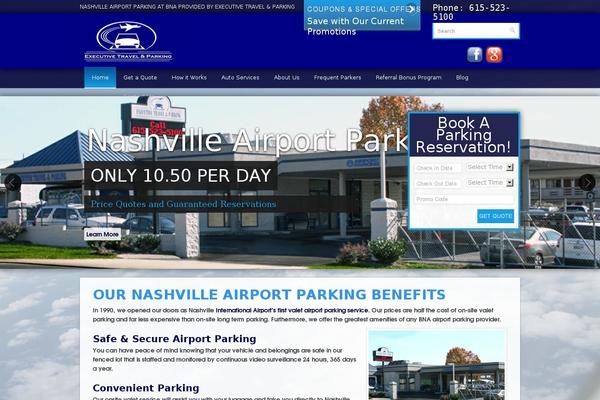 executivetravelandparking.com site used Executive-travel-nevia