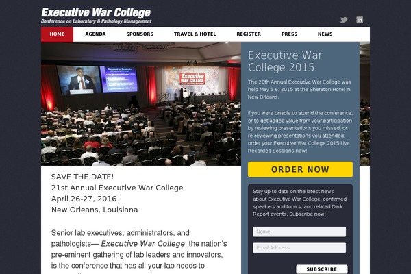 executivewarcollege.com site used Lqc