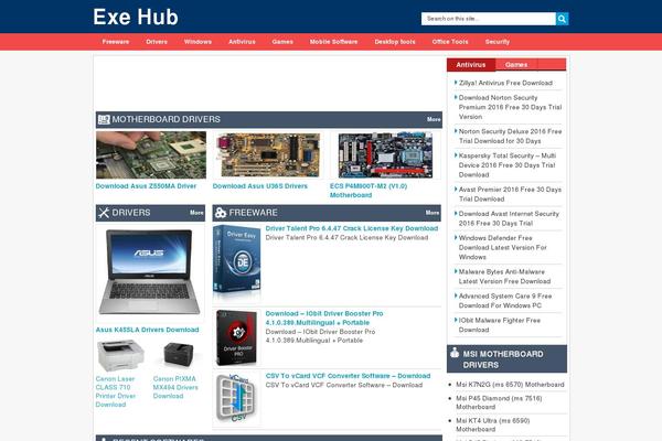 exehub.com site used Exehubrespos