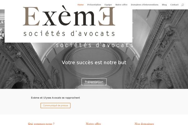 exeme-avocats.com site used Exeme