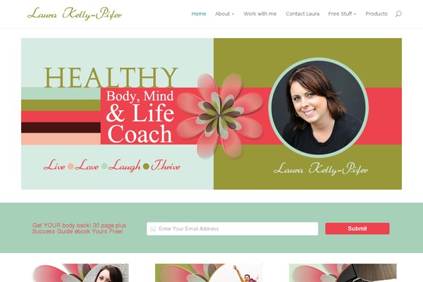 Divi theme site design template sample