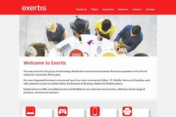 exertismse.co.uk site used Exertis