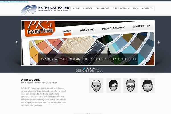 exex.co site used Webster