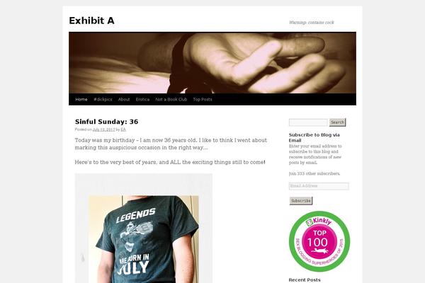 WordPress website example screenshot