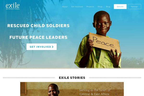 exileinternational.org site used Exile