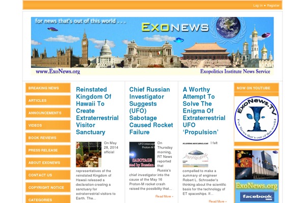 exonews.org site used Feed Me, Seymour