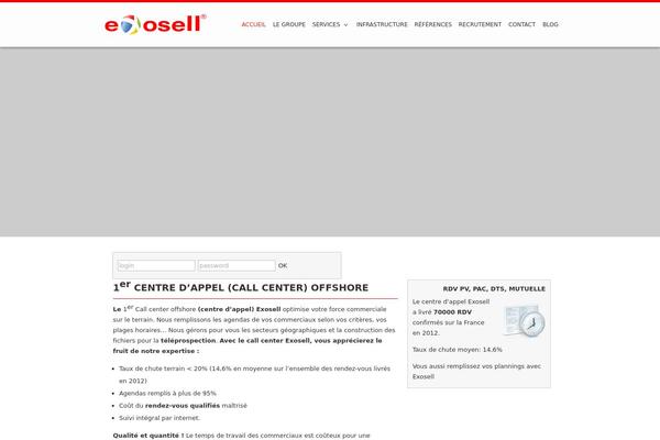 exosell.com site used Divi_new