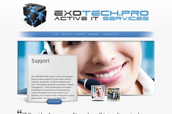 exotech.pro site used SimplePress child