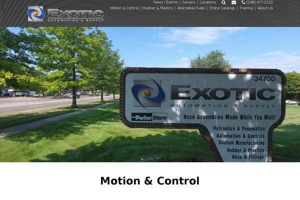 exoticautomation.com site used Exoticautomation