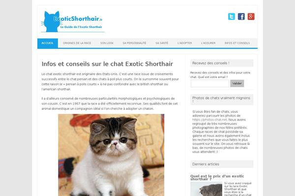 exoticshorthair.fr site used Exotic-shorthair