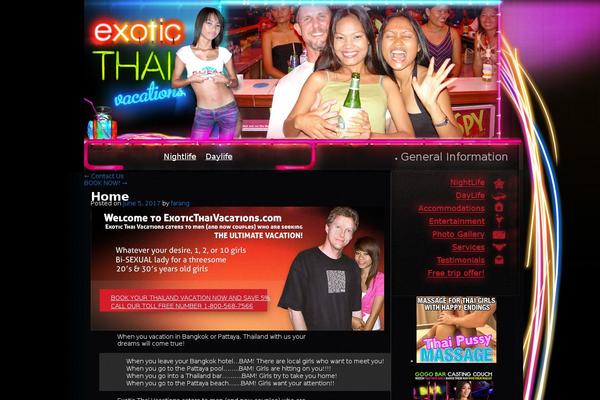 exoticthaivacations.com site used Thai