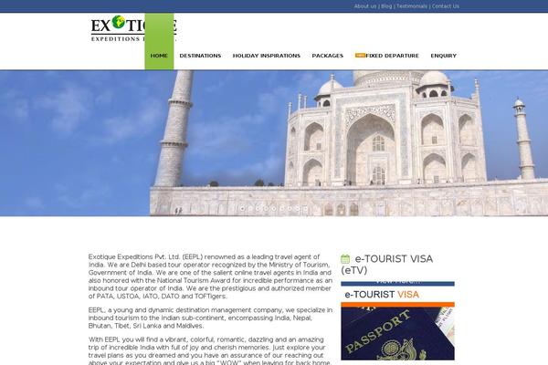 exotiqueindia.com site used Exotique