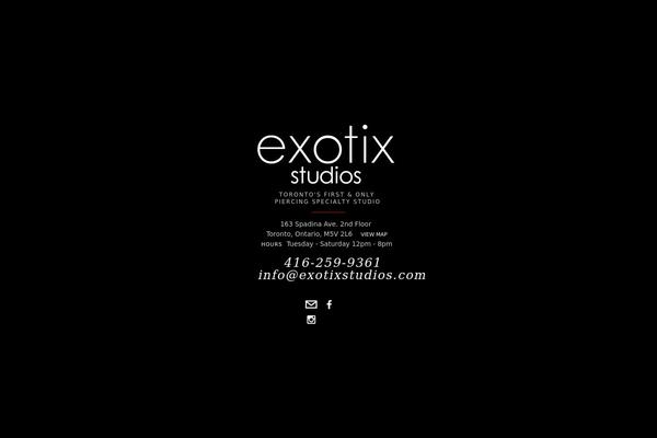 exotixstudios.com site used Exotix-2017