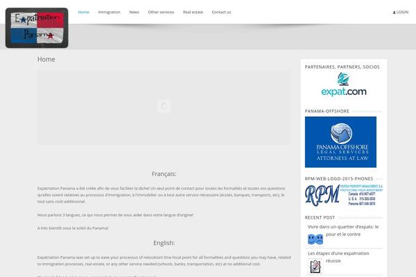 WordPress website example screenshot