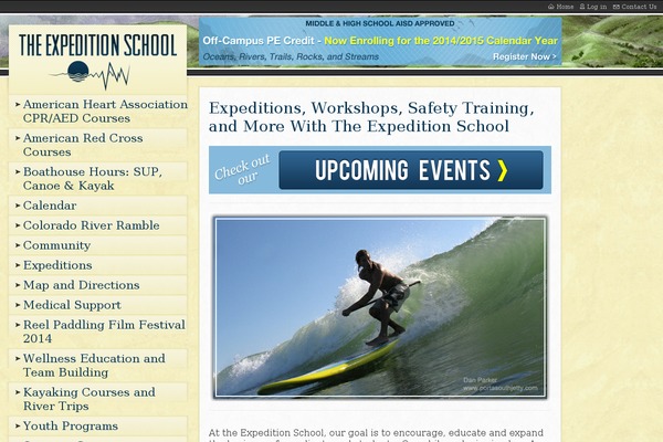 expeditionschool.com site used Expedition-theme