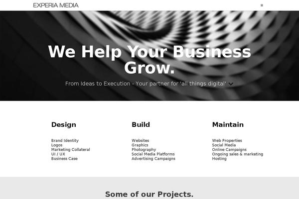 DMS theme site design template sample