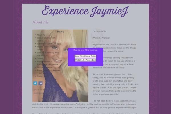 WordPress website example screenshot