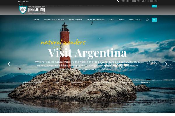 experienceargentina.com site used Wanderers